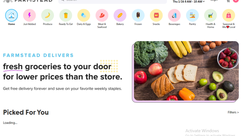 Farmstead Grocery Delivery